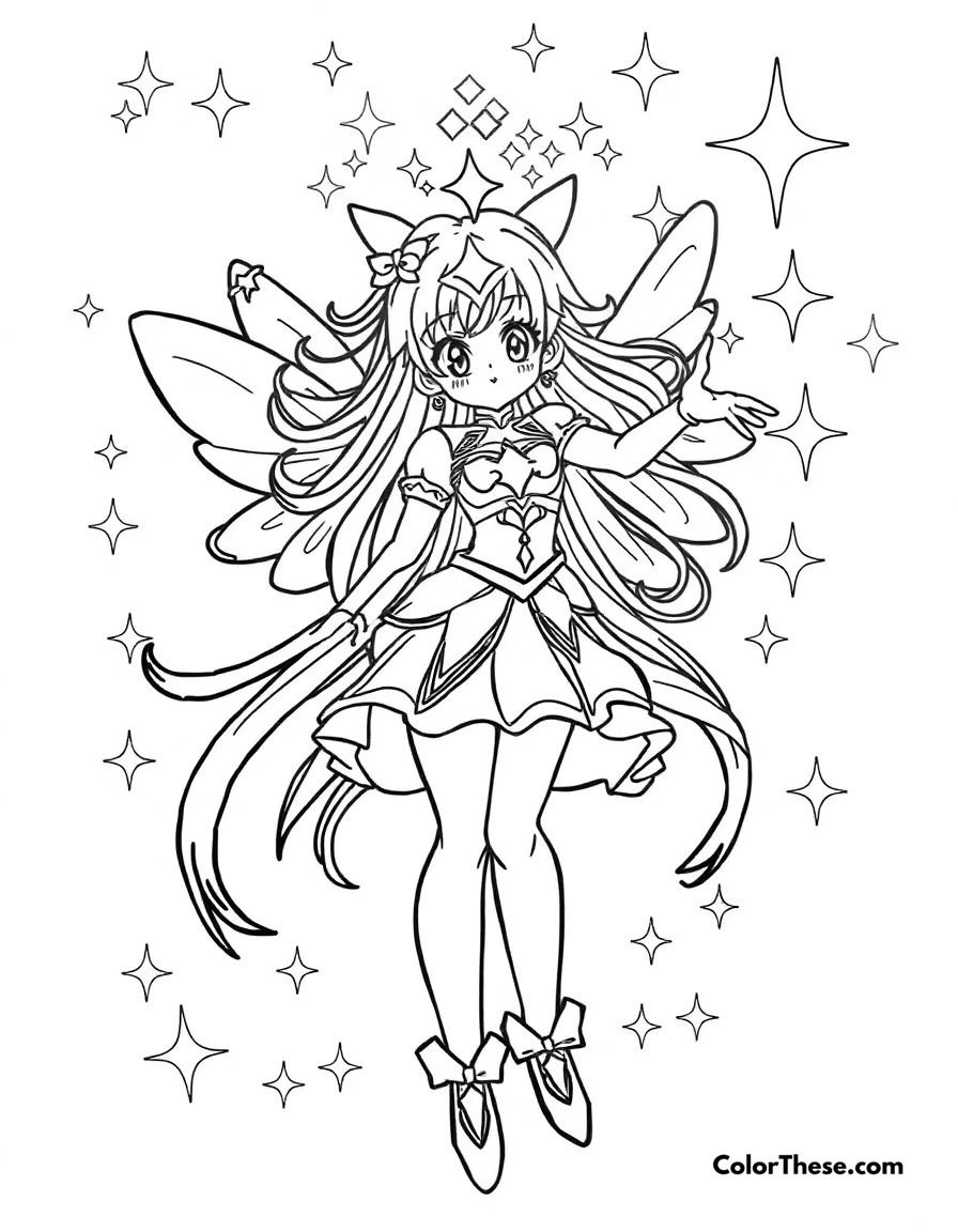Anime Coloring Pages