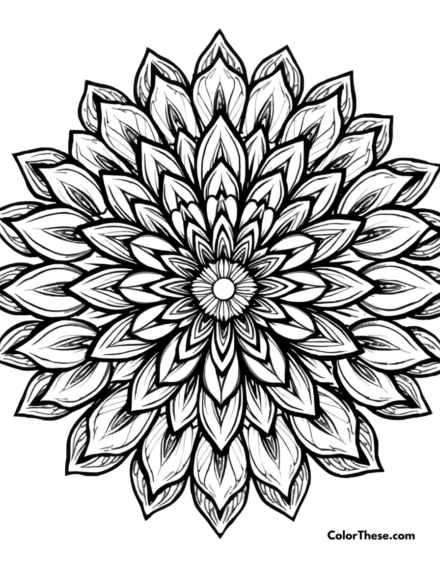 Mandala Coloring Pages