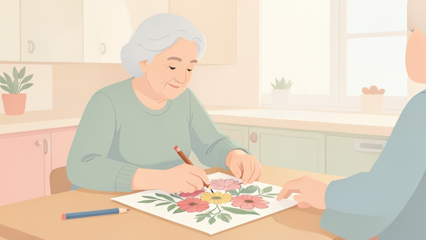 Coloring Pages for Seniors and People With Dementia