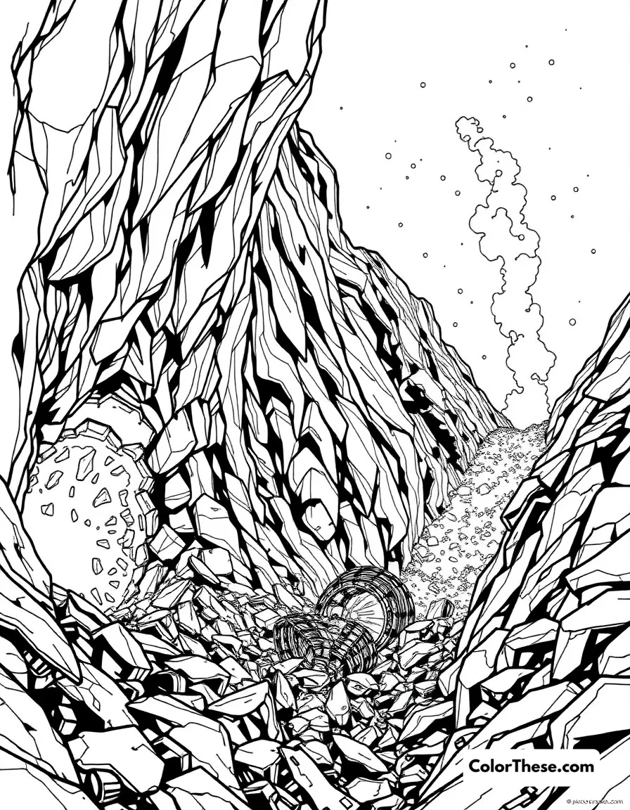 Vibranium Mine coloring page