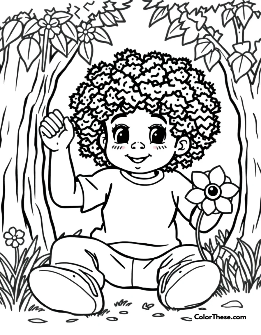 Outdoor Adventures coloring page