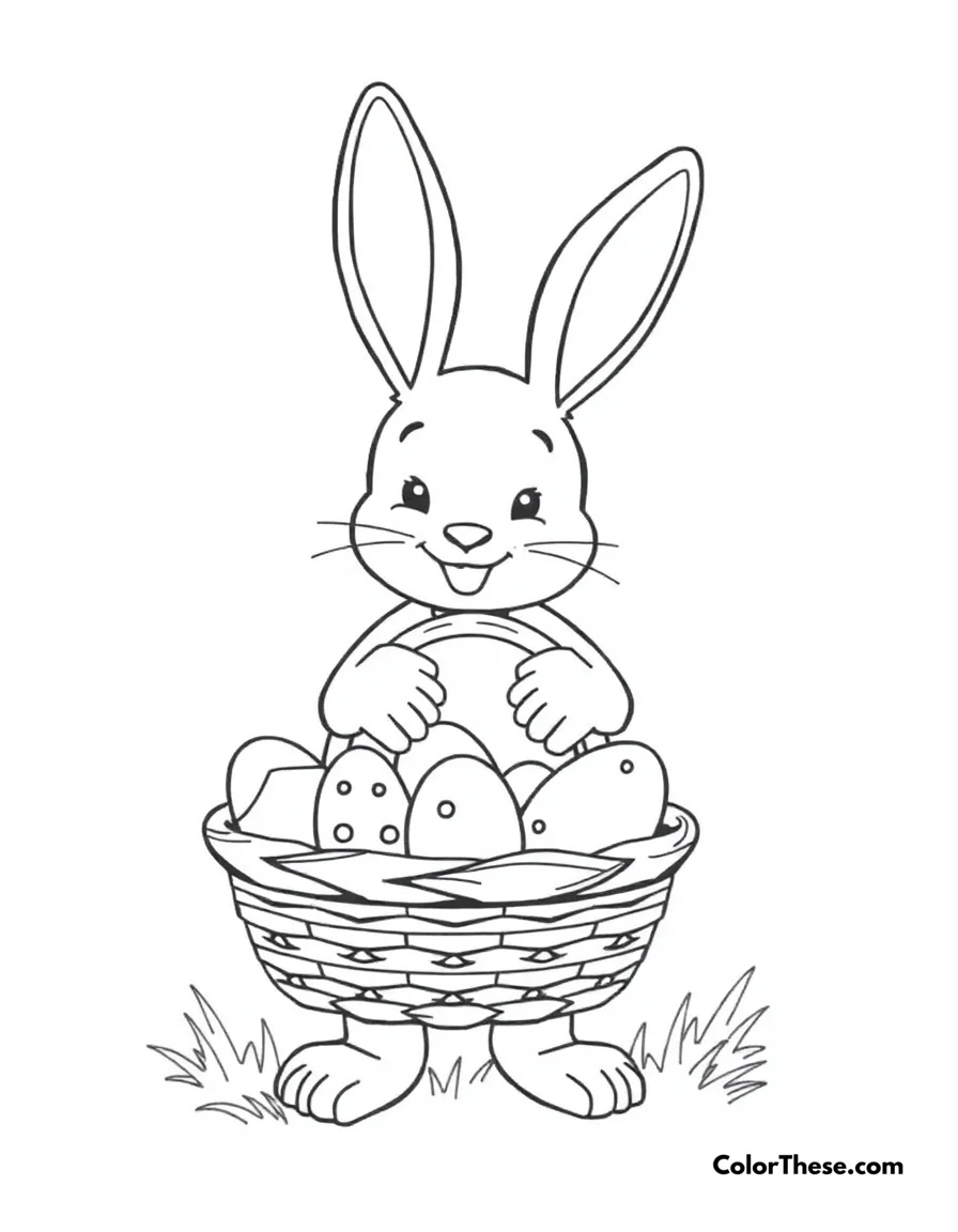 Easter Bunny coloring page