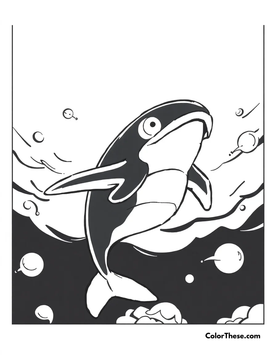 Free printable kyogre in the ocean depths coloring page for kids and adults. Kyogre, the Sea Basin Pokémon, swimming in the ocean depths.