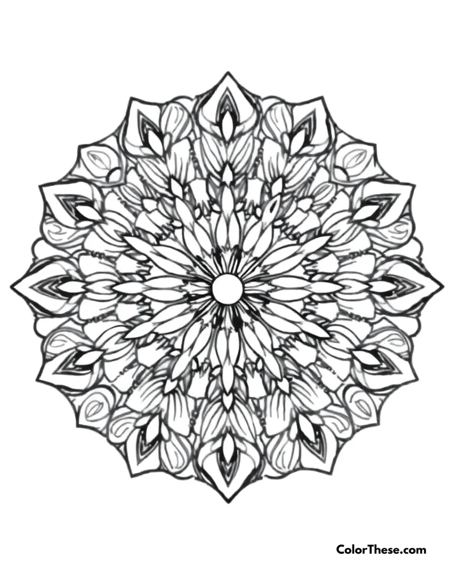 Free printable dove mandala with feather patterns coloring page for kids and adults. Relax and unwind with our Dove Mandala with Feather Patterns coloring page. Download this free printable PDF for adults and enjoy intricate, mindful coloring.
