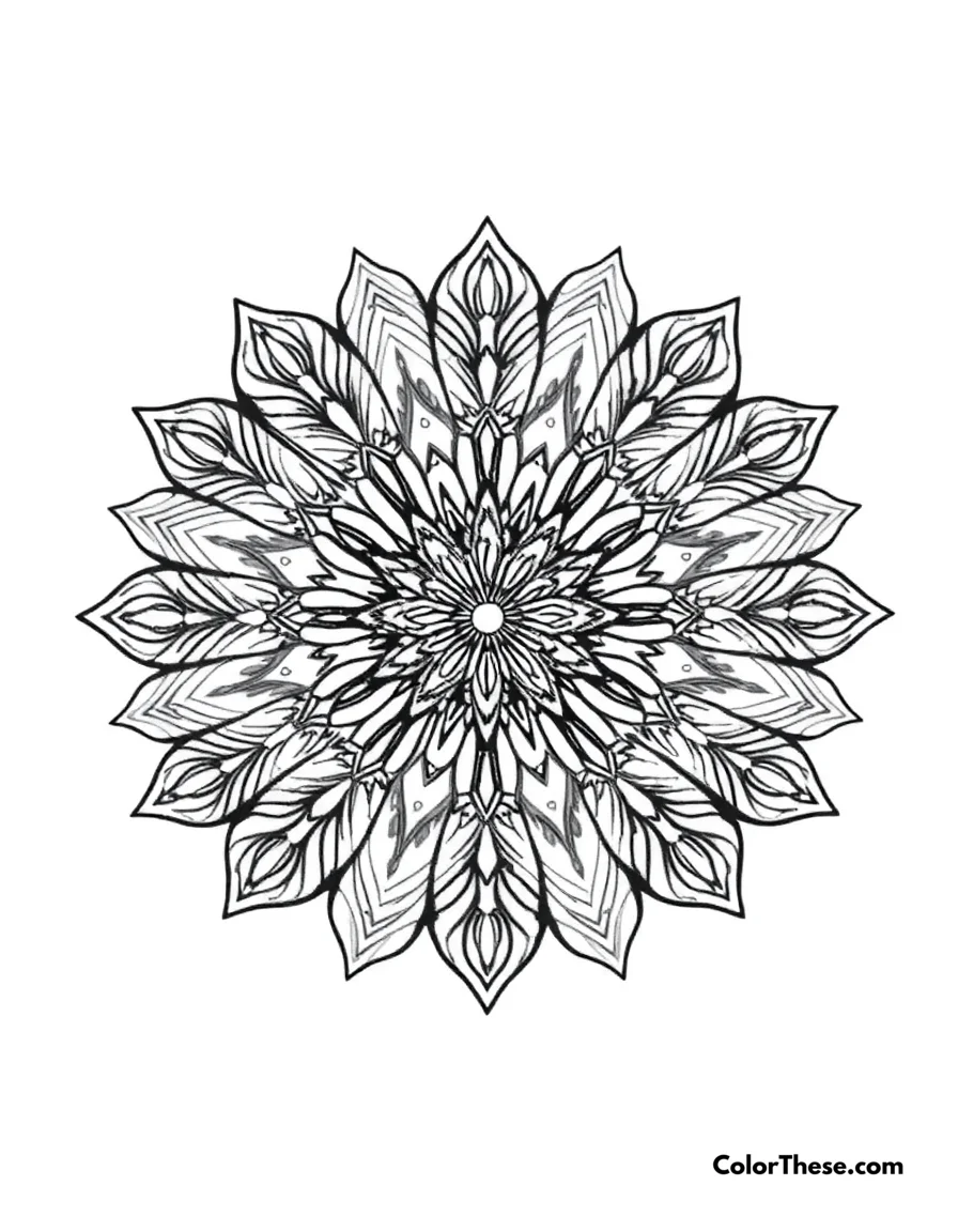 Free printable fox mandala with tail patterns coloring page for kids and adults. Unwind with our Fox Mandala with Tail Patterns coloring page—download a free printable PDF for kids and adults. Intricate details offer a mindful coloring escape.