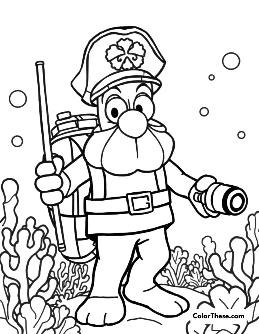Free printable captain barnacles on a mission coloring page for kids and adults. Download our free Captain Barnacles on a Mission coloring page! Perfect for kids who love adventure. Print the PDF and bring Barnacles’ mission to life.
