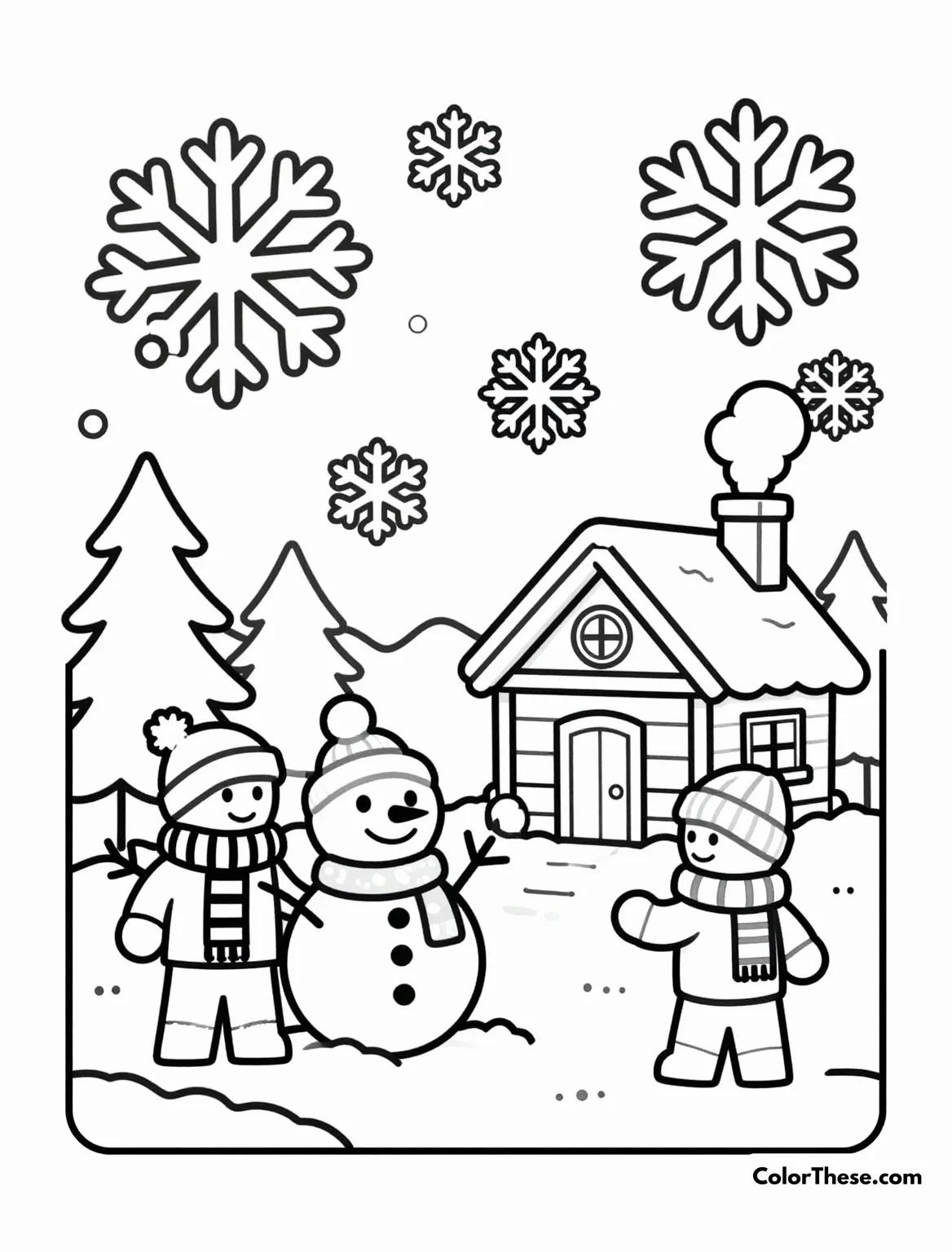 Free printable roblox winter wonderland coloring page for kids and adults. Download and print a free Roblox Winter Wonderland coloring page! Perfect for kids who love snowy adventures with Roblox characters, pets, and winter fun.