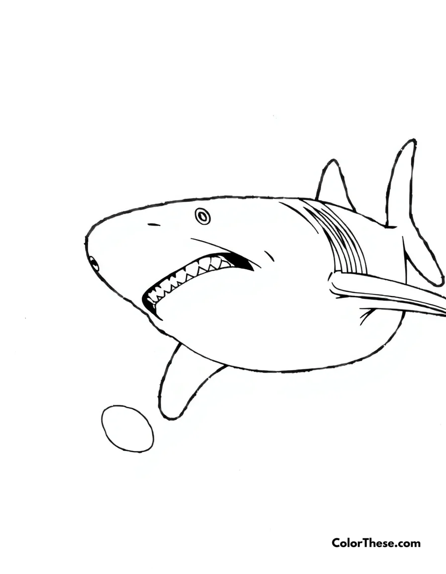 Free printable basking shark coloring page for kids and adults. Dive into our Basking Shark coloring page! Download this free printable PDF for kids and adults to explore, color, and learn about the ocean’s gentle giant.