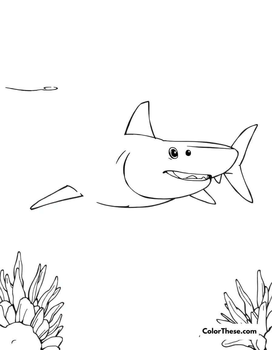 Free printable lemon shark coloring page for kids and adults. Download our free Lemon Shark coloring page for all ages! Enjoy a printable PDF featuring a detailed lemon shark scene—perfect for creative fun and relaxation.
